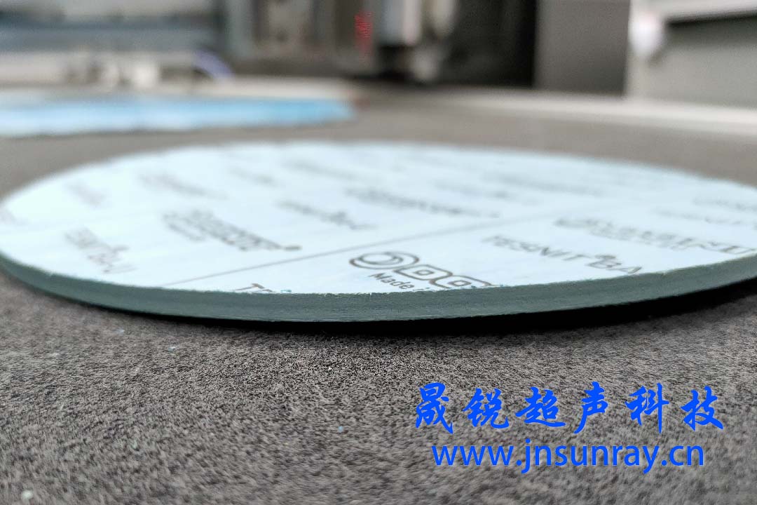 高频脉冲切割刀切割无石棉芳纶垫片案例